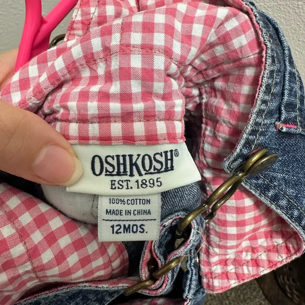 Vintage baby girl’s Oshkosh denim dress
